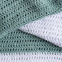 Cotton Striped Blanket Beginner Crochet Kit, thumbnail 7 of 9