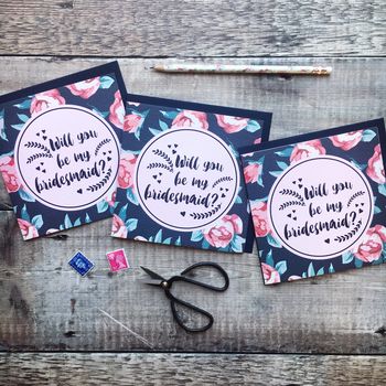 'Will You Be My Bridesmaid?' Luxury Card, 4 of 5