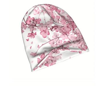 Soft Chemo Headwear Beanie Hat Bandana Cherry Blossom, 3 of 5