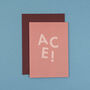 'Ace' Funny Congratulations Card, thumbnail 2 of 4