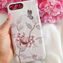 Pastel Pink Floral Chinoiserie Phone Case, thumbnail 2 of 12