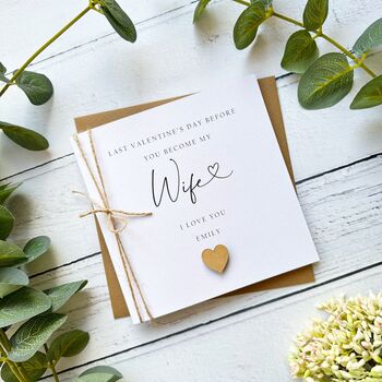 Fiancée Valentine's Day Card, 2 of 3