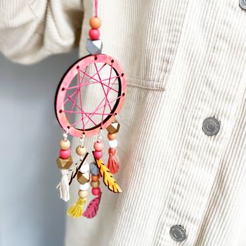 Personalised Make Your Own Dreamcatcher Craft Kit, 7 of 9