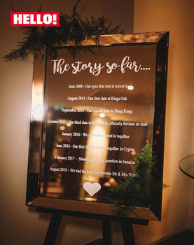 Order Of The Day Or Mirror Story Board Wedding, 3 of 4