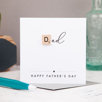 Personalised Daddy Scrabble Card, 3 of 3