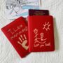 Passport Holder Engraved With Child's Drawing, thumbnail 1 of 9