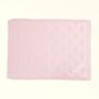 Personalised Pink Star Jacquard Blanket, thumbnail 6 of 7