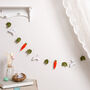 Carrot And Rabbit Garland Felt Craft Kit, thumbnail 1 of 5