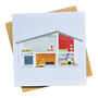 Mid Century Dolls' House Greetings Card, thumbnail 1 of 4