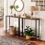 Slim Console Table For Hallway Compact Display Table, thumbnail 4 of 12