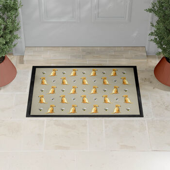 Labrador Dog Pattern Door Mat, 5 of 5