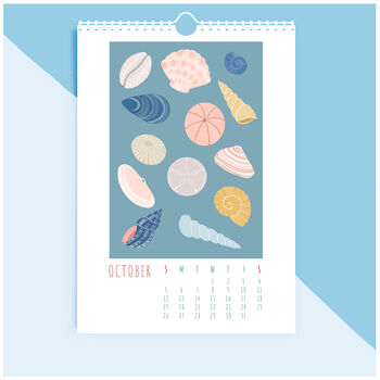 2025 Coastal Illustrated Mini Wall Calendar, 2 of 6