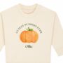 Personalised Pumpkin Halloween Baby Sweatshirt, thumbnail 2 of 2