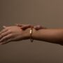 Personalised 18 K Gold Curb Bracelet, thumbnail 4 of 8