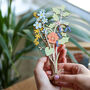 Personalised Wooden Birth Flower Bouquet, thumbnail 3 of 10