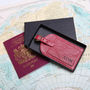 Personalised Corporate Gift Leather Luggage Tag, thumbnail 1 of 8