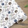 Spaceships Gift Wrapping Paper Roll Or Folded, thumbnail 1 of 3