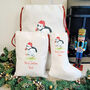 Personalised Puffin Christmas Stocking, thumbnail 7 of 7