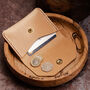 Personalised Handmade Leather Purse Press Stud, thumbnail 7 of 12