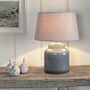 Ilmos Distressed Ceramic Table Lamp, thumbnail 2 of 4