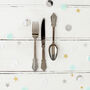 Metallic Silver Ornate Party Cutlery For Six, thumbnail 3 of 6