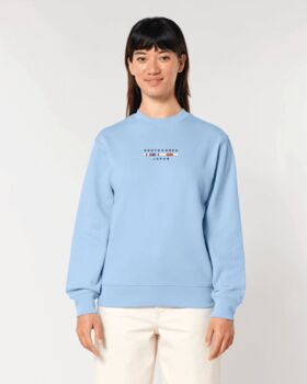 Dual Flag 100% Organic Cotton Unisex Sweatshirt, 10 of 12