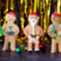 Biscuiteers Hand Iced Christmas Party Jolly Ginger Biscuit Gift, thumbnail 2 of 2