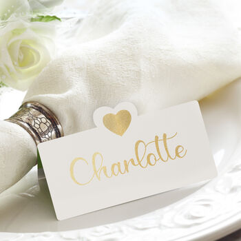 Personalised Wedding Place Cards, 5 of 6