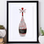 Personalised 50th Birthday Champagne Word Art, thumbnail 5 of 10
