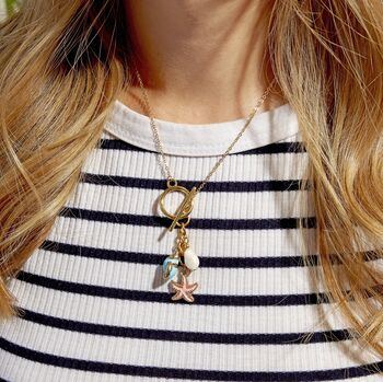 Coastal Cutie Seaside Charm Necklace, 2 of 6