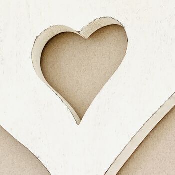 Extra Large Hand Painted Hanging Heart, 4 of 4