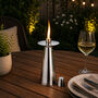 Table Torch Light Stainless Steel Mirror Polished Finish, thumbnail 1 of 2