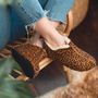 Leopard Pixie Slipper Boot, thumbnail 6 of 7