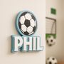 Personalised Football Wallsign, thumbnail 2 of 3