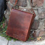 Personalised Men's Leather Messenger Bag Gift, thumbnail 3 of 9