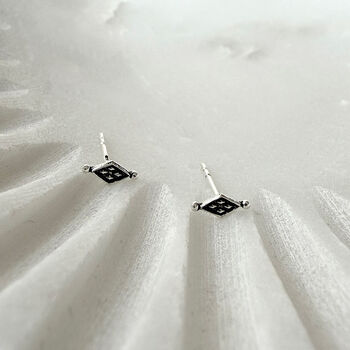 Diamond Dot Studs, 4 of 8