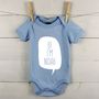 Personalised 'Hi I'm…' Babygrow, thumbnail 3 of 10