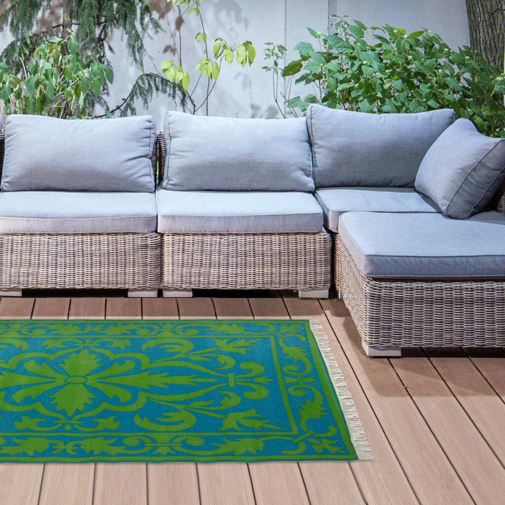 Reversible Persian Outdoor Garden Rug By All Things Brighton Beautiful