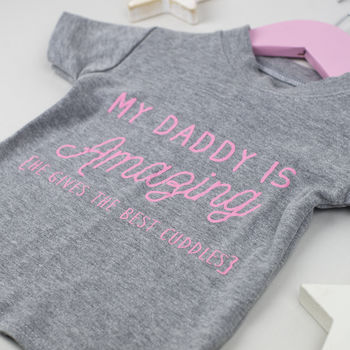 'My Daddy Is' Personalised T Shirt, 3 of 4