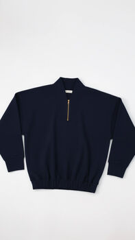 Margot Sweatshirt In Navy Blue, 6 of 7