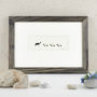 Border Collie And Woolly Sheep Hand Finished Art Print, thumbnail 4 of 5