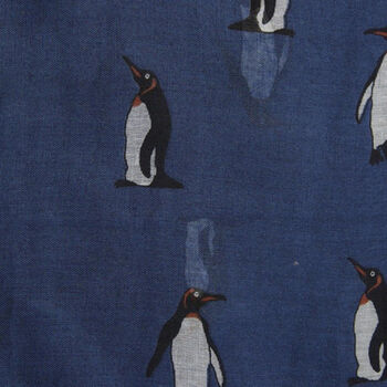 Penguins Print Scarf, 5 of 9
