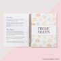 Pink A4 Weekly And Monthly Meal Planner Book, thumbnail 10 of 12