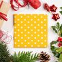 Disabled Blue Badge Permit Wallet Canary Yellow Spotty, thumbnail 4 of 7