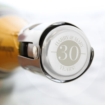 Personalised Big Number Bottle Stopper, 4 of 4