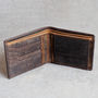 Personalised Handmade Buffalo Men's Leather Wallet, thumbnail 4 of 10