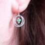 Birthstone Swirl Earrings, thumbnail 10 of 10