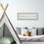 Framed Panoramic Dream Big Little One Print, thumbnail 8 of 12