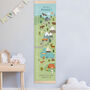 Adventure Awaits Canvas And Wood Height Chart, thumbnail 1 of 8