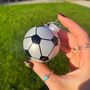 Christmas Football Glass Bauble, thumbnail 2 of 2